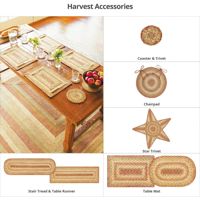 Homespice Decor Jute Braided Harvest Beige, Tan 510075 2 ft. X 3 ft. Rect Rug