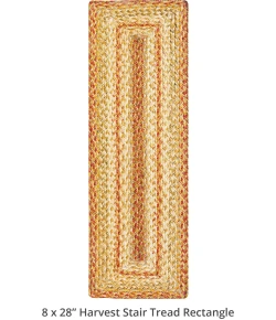 Homespice Decor Jute Braided Accessories Harvest Beige, Tan 240142PS 8 in. X 28 in. Set of 13 Rect Rug