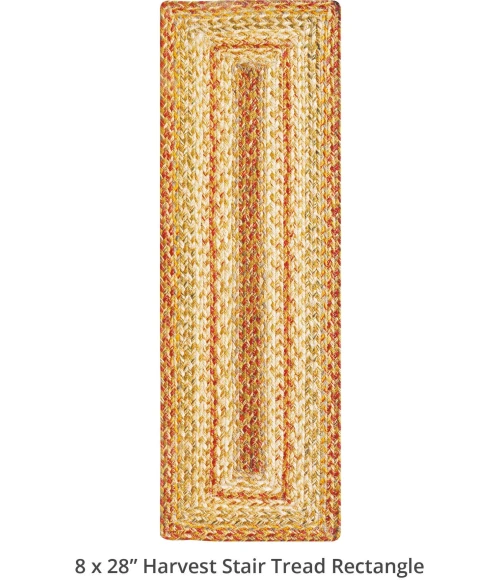 Homespice Decor Jute Braided Accessories Harvest Beige, Tan 240142PS 8 in. X 28 in. Set of 13 Rect Rug