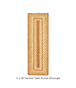 Homespice Decor Jute Braided Accessories Harvest Beige, Tan 572073 11 in. X 36 in. Rect Rug