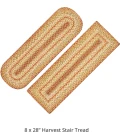 Homespice Decor Jute Braided Accessories Harvest Beige, Tan 240142PS 8 in. X 28 in. Set of 13 Rect Rug