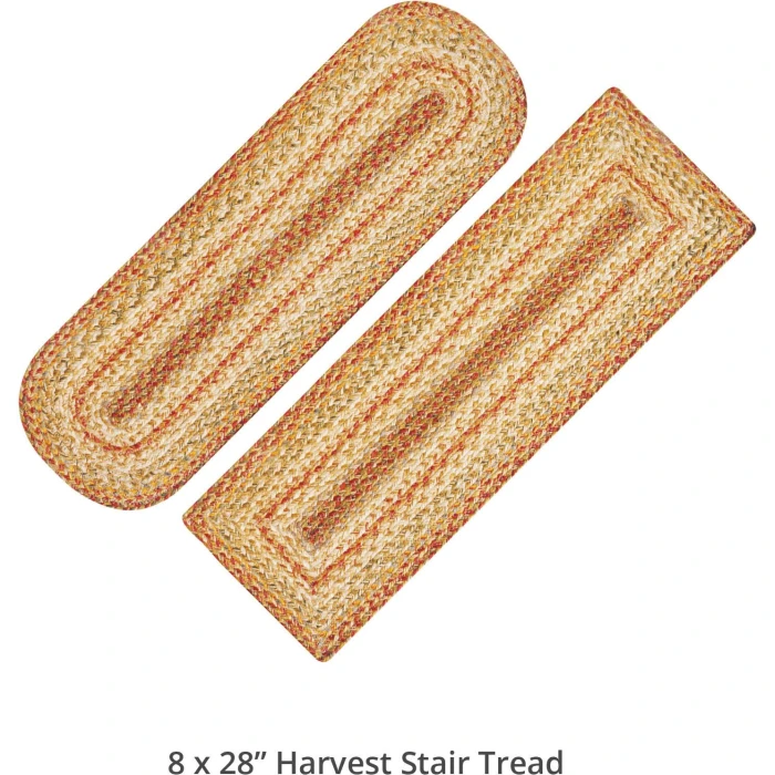 Homespice Decor Jute Braided Accessories Harvest Beige, Tan 240142PS 8 in. X 28 in. Set of 13 Rect Rug