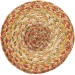 Homespice Decor Jute Braided Accessories Harvest Beige, Tan 240018PS 8 in. Set of 3 Round Rug