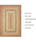 Homespice Decor Jute Braided Harvest Beige, Tan 510075 2 ft. X 3 ft. Rect Rug