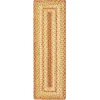 Homespice Decor Jute Braided Accessories Harvest Beige, Tan 240142PS 8 in. X 28 in. Set of 13 Rect Rug