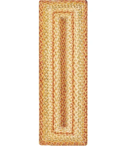Homespice Decor Jute Braided Accessories Harvest Beige, Tan 240142PS 8 in. X 28 in. Set of 13 Rect Rug