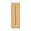 Homespice Decor Jute Braided Accessories Harvest Beige, Tan 572073 11 in. X 36 in. Rect Rug