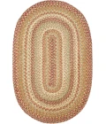 Homespice Decor Jute Braided Harvest Beige, Tan 500076 2 ft. X 3 ft. Oval Rug