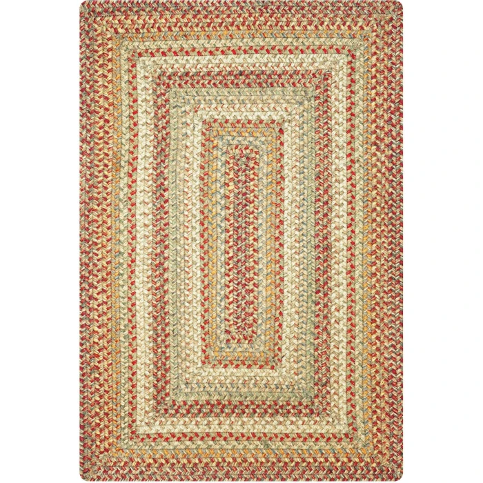 Homespice Decor Jute Braided Harvest Beige, Tan 513076 4 ft. X 6 ft. Rect Rug