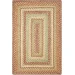 Homespice Decor Jute Braided Harvest Beige, Tan 513076 4 ft. X 6 ft. Rect Rug