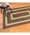 Homespice Decor Jute Braided Highland Multi 519795 22 in. X 72 in. Rect Rug