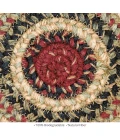 Homespice Decor Jute Braided Accessories Highland Multi 240029PS 8 in. Set of 3 Round Rug