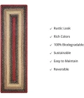 Homespice Decor Jute Braided Accessories Highland Multi 240121PS 8 in. X 28 in. Set of 2 Rect Rug