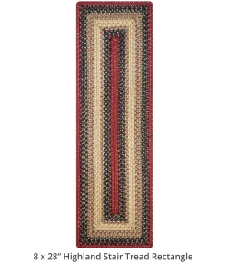 Homespice Decor Jute Braided Accessories Highland Multi 240121PS 8 in. X 28 in. Set of 2 Rect Rug