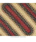 Homespice Decor Jute Braided Accessories Highland Multi 571793 11 in. X 36 in. Oval Rug