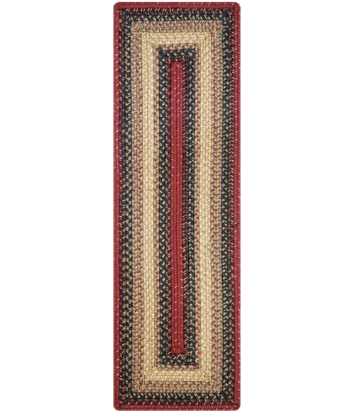 Homespice Decor Jute Braided Accessories Highland Multi 240121PS 8 in. X 28 in. Set of 2 Rect Rug