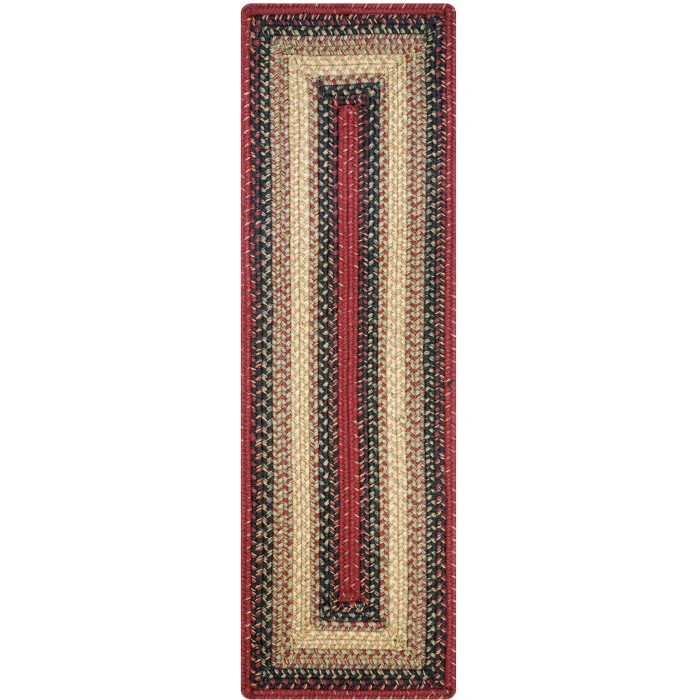 Homespice Decor Jute Braided Accessories Highland Multi 240121PS 8 in. X 28 in. Set of 2 Rect Rug