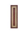 Homespice Decor Jute Braided Accessories Highland Multi 572790 11 in. X 36 in. Rect Rug