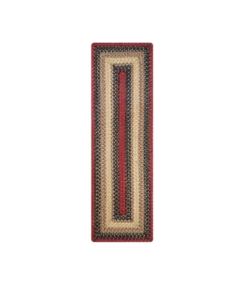 Homespice Decor Jute Braided Accessories Highland Multi 572790 11 in. X 36 in. Rect Rug