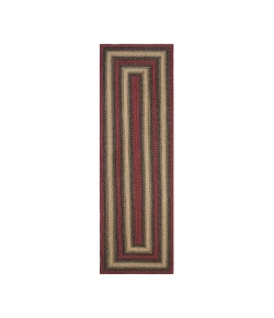 Homespice Decor Jute Braided Highland Multi 519795 22 in. X 72 in. Rect Rug