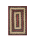 Homespice Decor Jute Braided Highland Multi 513793 4 ft. X 6 ft. Rect Rug