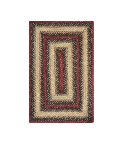 Homespice Decor Jute Braided Highland Multi 511799 20 in. X 30 in. Rect Rug