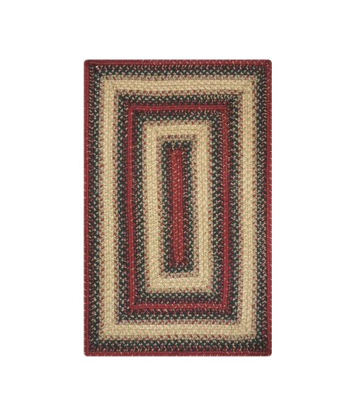 Homespice Decor Jute Braided Highland Multi 513793 4 ft. X 6 ft. Rect Rug