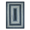 Homespice Decor Ultra Durable Braided Juniper Blue 310224 27 in. X 45 in. Rect Rug