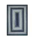 Homespice Decor Ultra Durable Braided Juniper Blue 316226 8 ft. X 10 ft. Rect Rug