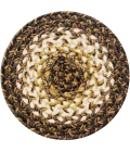 Homespice Decor Jute Braided Accessories Kilimanjaro Black 240022PS 8 in. Set of 3 Round Rug