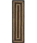 Homespice Decor Jute Braided Accessories Kilimanjaro Black 240114PS 8 in. X 28 in. Set of 2 Rect Rug