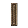 Homespice Decor Jute Braided Accessories Kilimanjaro Black 572219 11 in. X 36 in. Rect Rug