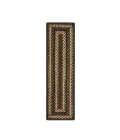 Homespice Decor Jute Braided Accessories Kilimanjaro Black 572219 11 in. X 36 in. Rect Rug