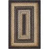 Homespice Decor Jute Braided Kilimanjaro Black 510211 2 ft. X 3 ft. Rect Rug