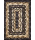 Homespice Decor Jute Braided Kilimanjaro Black 510211 2 ft. X 3 ft. Rect Rug