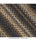 Homespice Decor Jute Braided Kilimanjaro Black 510211 2 ft. X 3 ft. Rect Rug