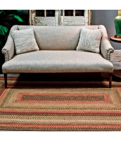Homespice Decor Jute Braided Kingston Multi 511096 20 in. X 30 in. Rect Rug