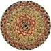 Homespice Decor Jute Braided Accessories Kingston Multi 240019PS 8 in. Set of 3 Round Rug