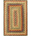 Homespice Decor Jute Braided Accessories Kingston Multi 240067PS 13 in. X 19 in. Set of 4 Rect Rug