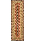Homespice Decor Jute Braided Accessories Kingston Multi 240111PS 8 in. X 28 in. Set of 2 Rect Rug
