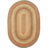Homespice Decor Jute Braided Kingston Multi 500090 2 ft. X 3 ft. Oval Rug
