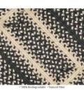 Homespice Decor Jute Braided Accessories Manchester Black 240074PS 13 in. X 19 in. Set of 4 Rect Rug