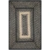 Homespice Decor Jute Braided Accessories Manchester Black 240074PS 13 in. X 19 in. Set of 4 Rect Rug