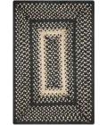 Homespice Decor Jute Braided Accessories Manchester Black 240074PS 13 in. X 19 in. Set of 4 Rect Rug