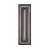 Homespice Decor Ultra Durable Braided Midnight Moon Grey 329189 22 in. X 72 in. Rect Rug