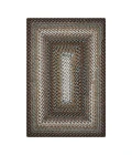 Homespice Decor Ultra Durable Braided Midnight Moon Grey 322180 20 in. X 30 in. Rect Rug