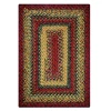 Homespice Decor Cotton Braided Neverland Red 415073 6 ft. X 9 ft. Rect Rug