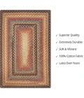 Homespice Decor Cotton Braided Peppercorn Brown 410191 27 in. X 45 in. Rect Rug