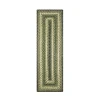 Homespice Decor Jute Braided Accessories Pinecone Green 572745 11 in. X 36 in. Rect Rug
