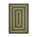 Homespice Decor Jute Braided Pinecone Green 515742 6 ft. X 9 ft. Rect Rug